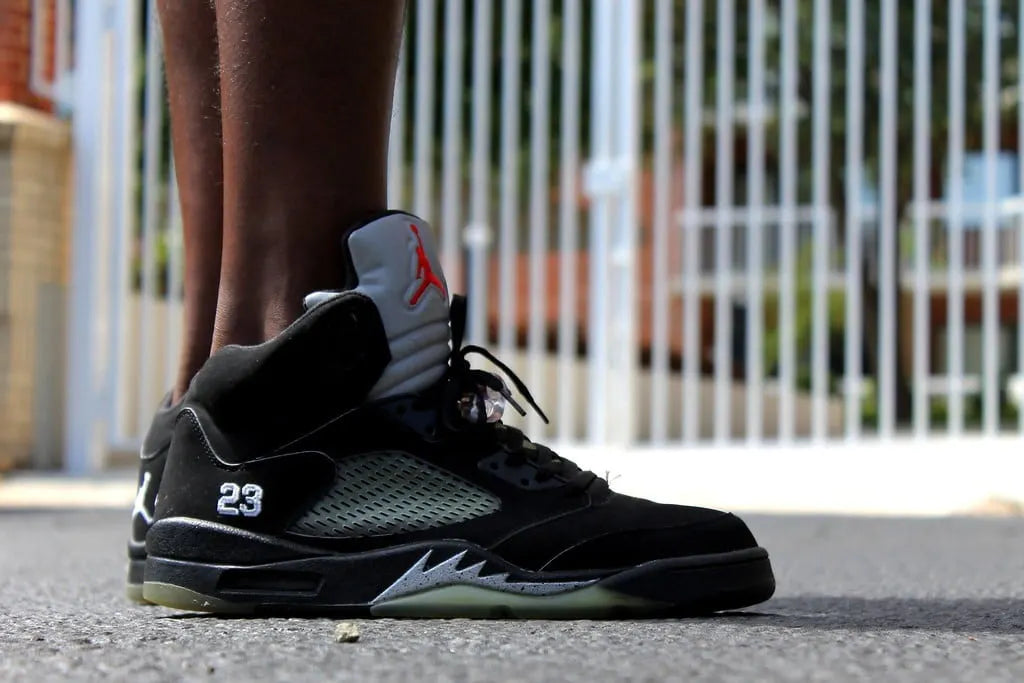 Air Jordan 5 Stealth 2.0 black - Hình 4