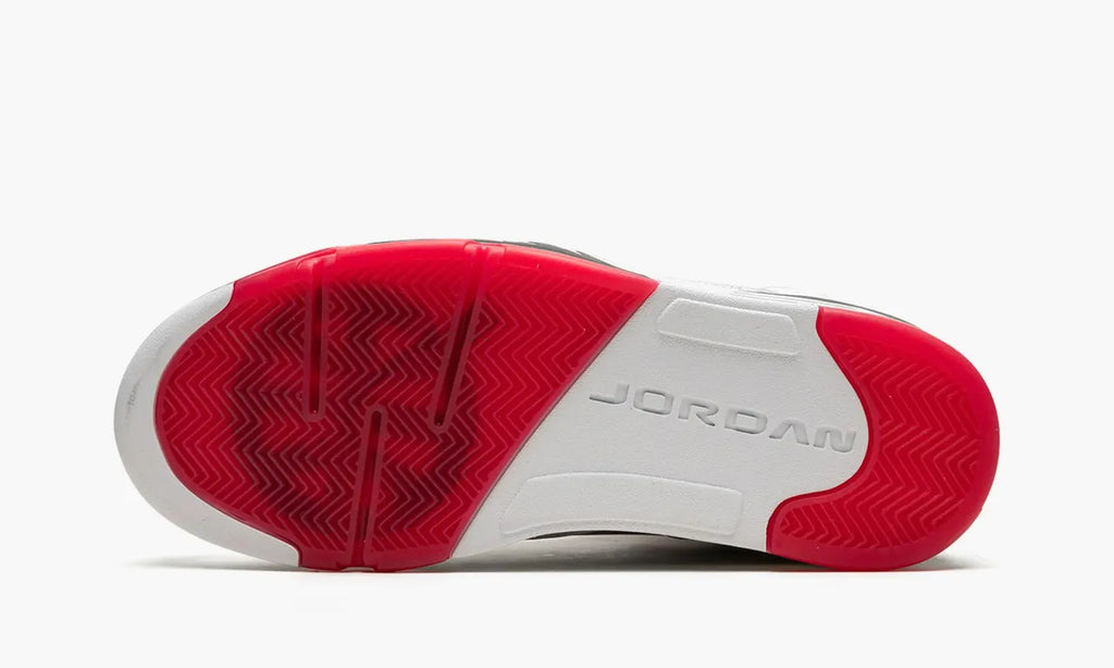 Jordan 5 Retro Fire Red Silver Tongue - Hình 2