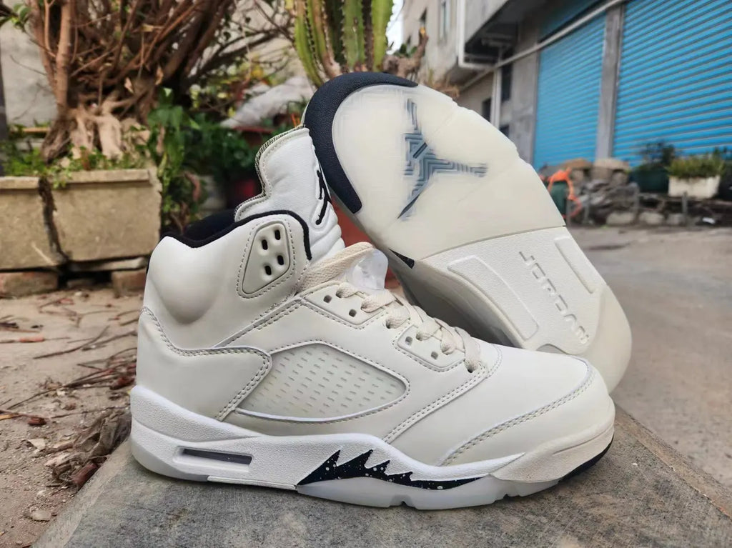 Air Jordan 5 Retro Off-White Cream - Hình 4