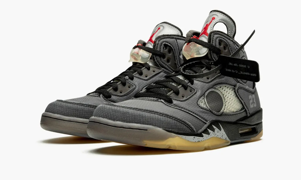 Off-White Jordan 5 Anthracite - Hình 3