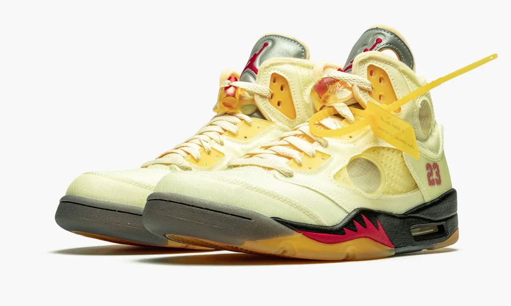 Off-White Jordan 5 Sail - Hình 3