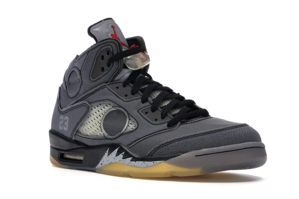retro Air Jordan 5 Off-White Grey