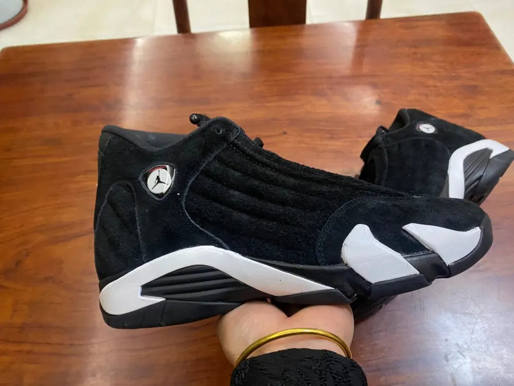 suede Air Jordan 14 Retro Black/White
