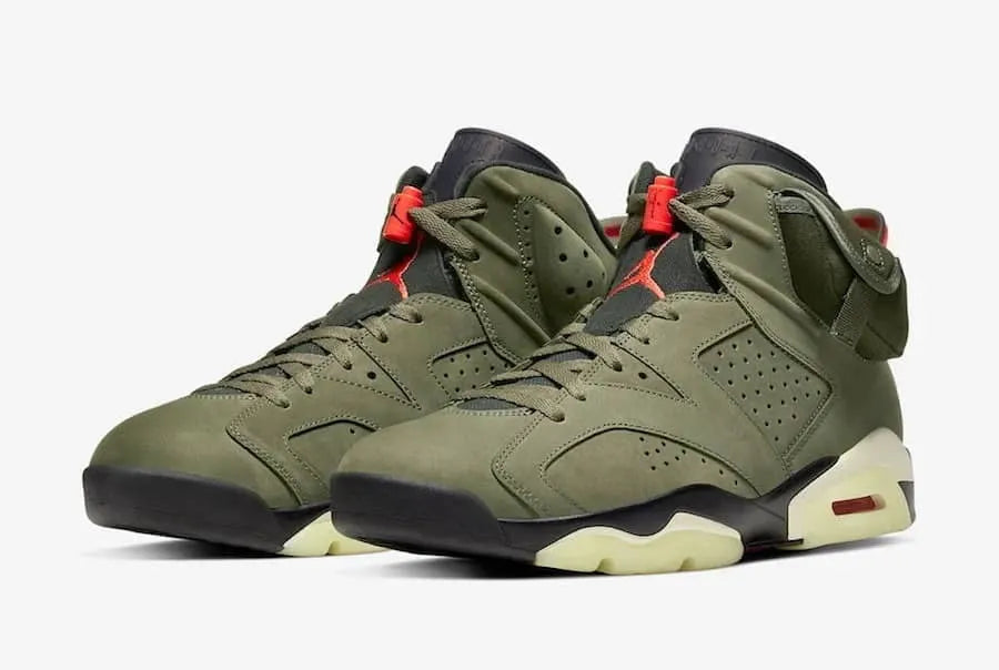 Air Jordan 6 Olive - Hình 3