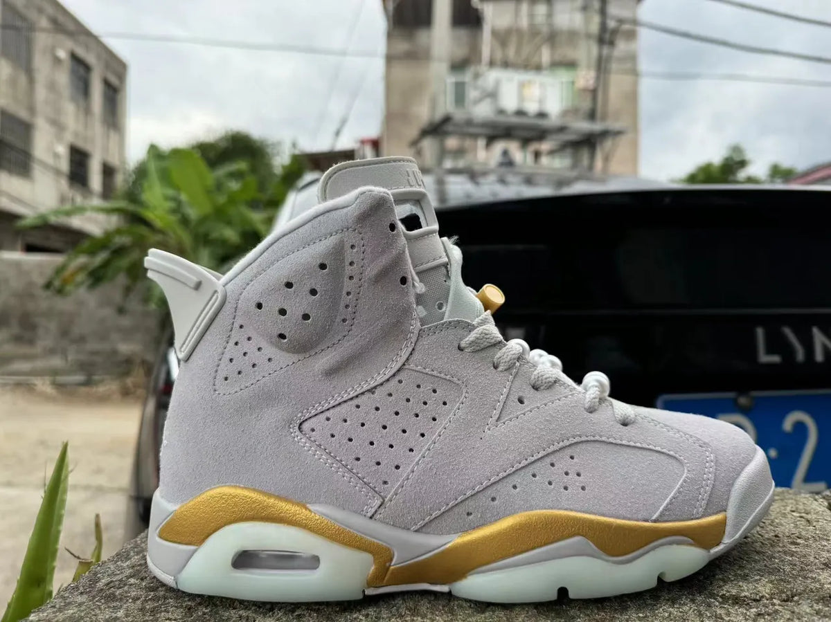 Air Jordan 6 Retro Grey Gold - Hình 2