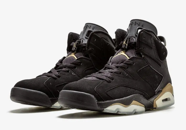 Air Jordan 6 Black Gold - Hình 5