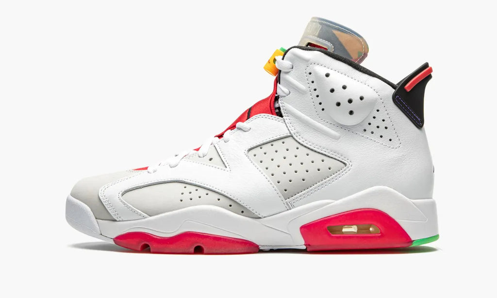 white Air Jordan 6 Retro - Hình 2