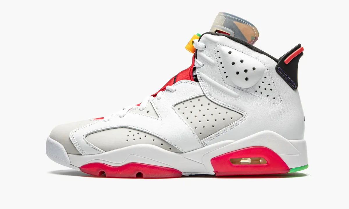 white Air Jordan 6 Retro - Hình 2