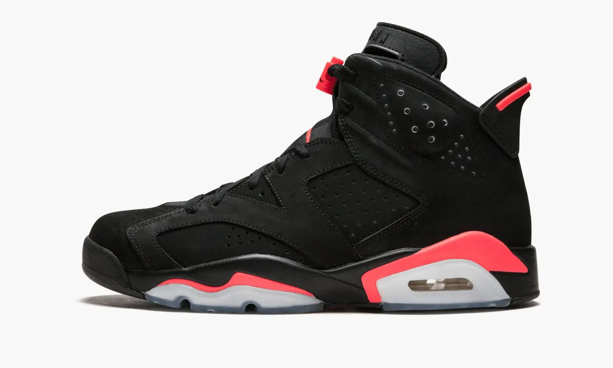 black Air Jordan 6 Infrared - Hình 2