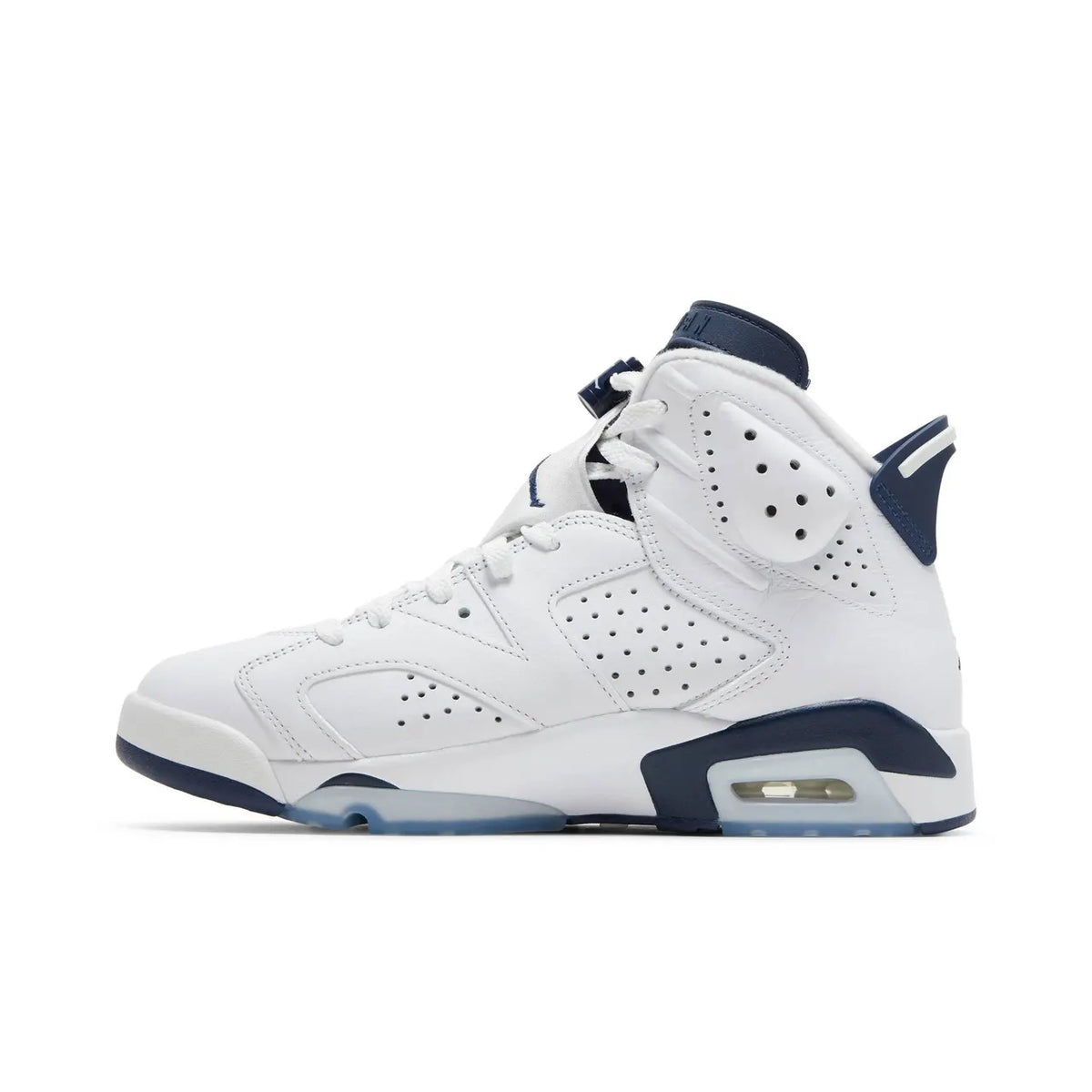 nike Air Jordan 6 White Navy - Hình 3