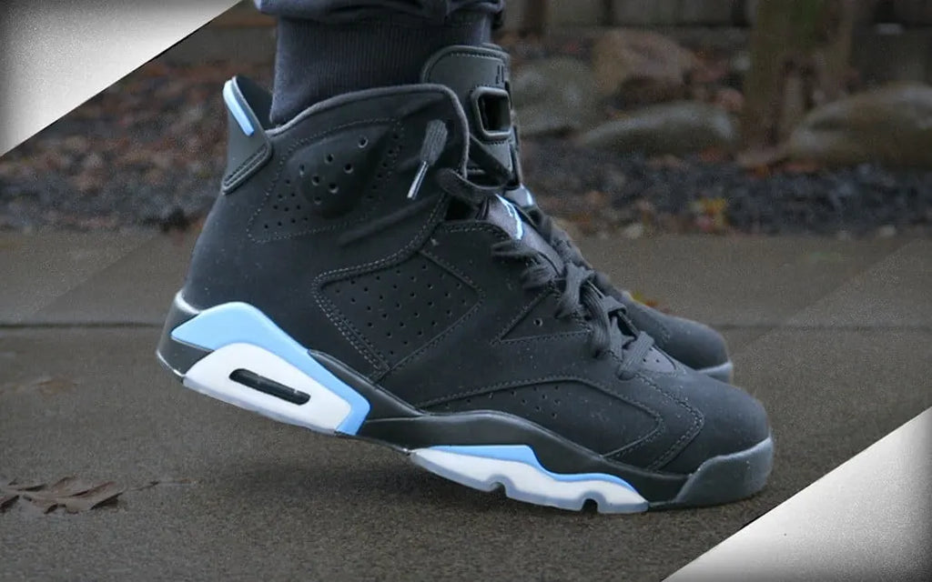 retro Air Jordan 6 Black UNC - Hình 4