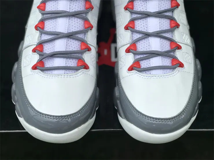Air Jordan 9 Retro White Grey Red - Hình 16