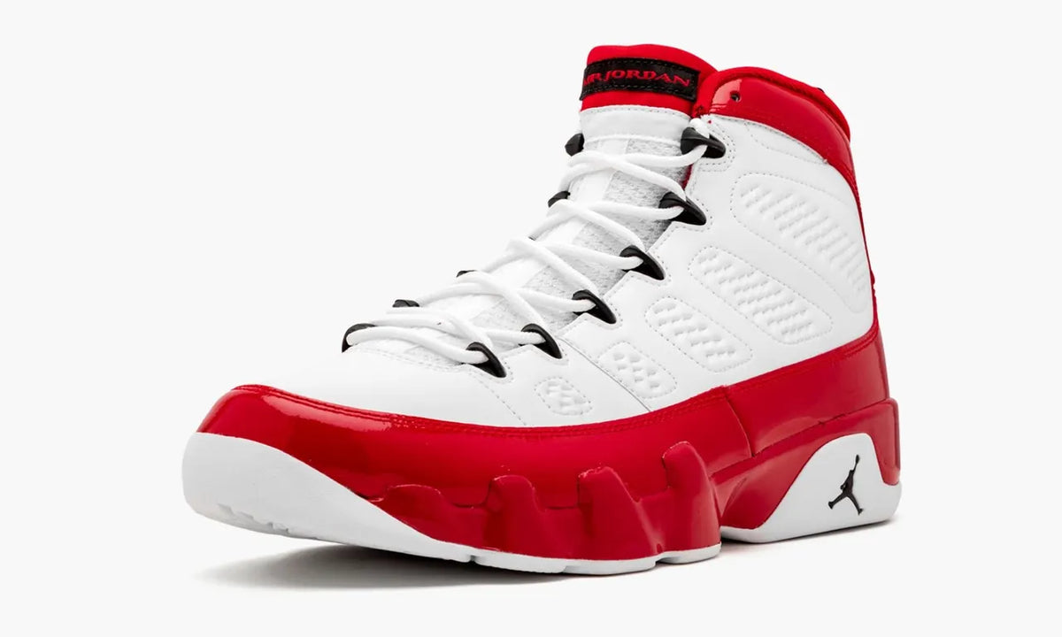 iconic Air Jordan 9 Retro White/Red - Hình 5