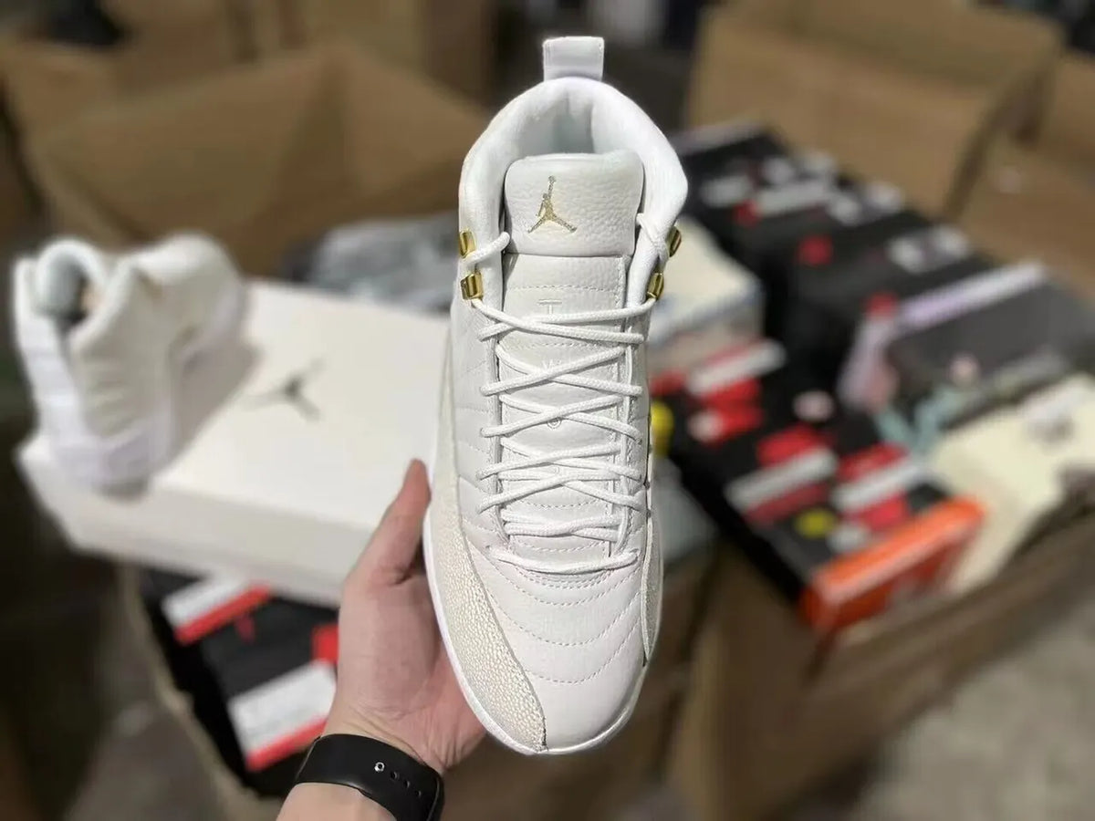 Air Jordan 12 Cream Gold - Hình 7