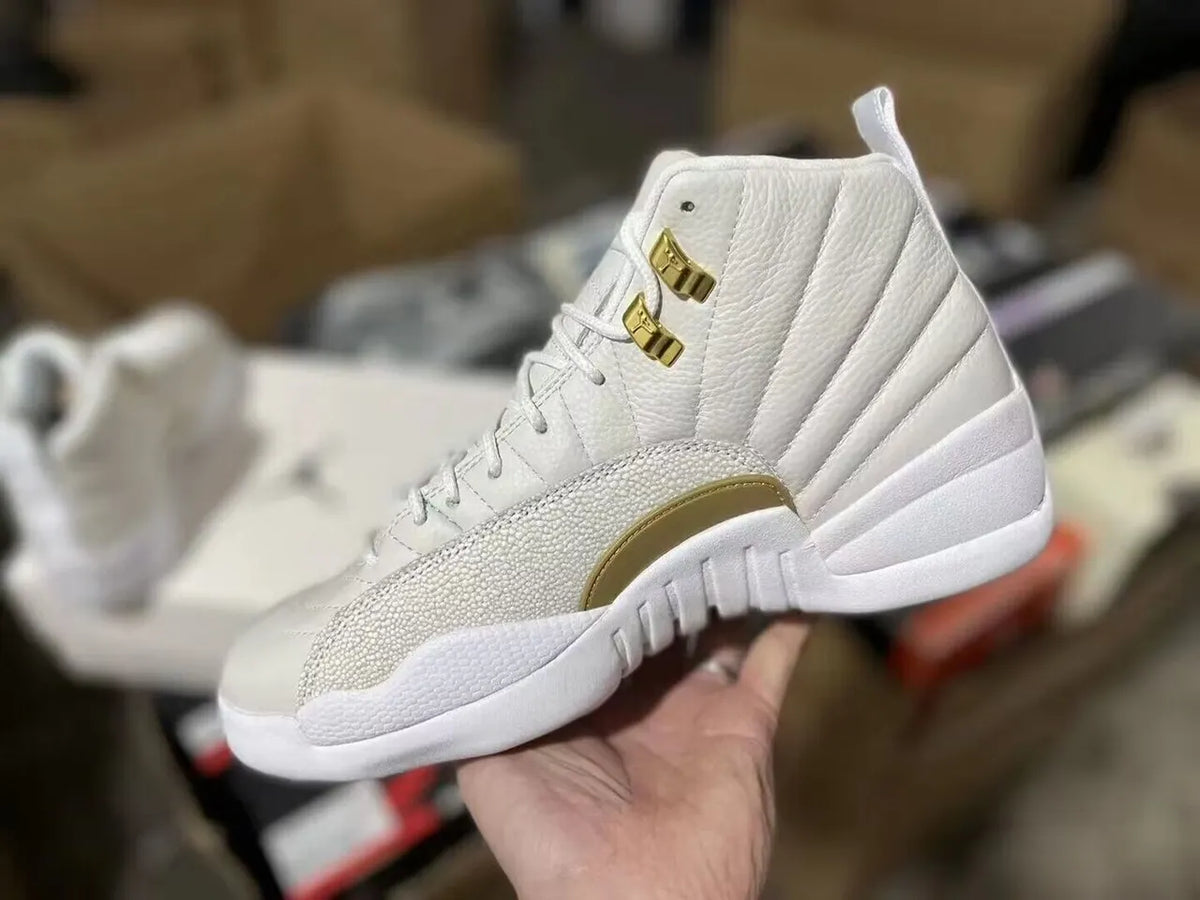 Air Jordan 12 Cream Gold - Hình 6