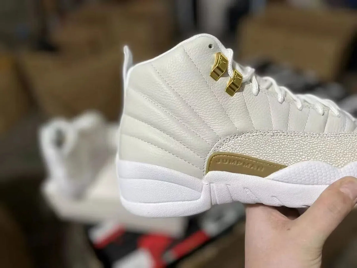 Air Jordan 12 Cream Gold - Hình 5