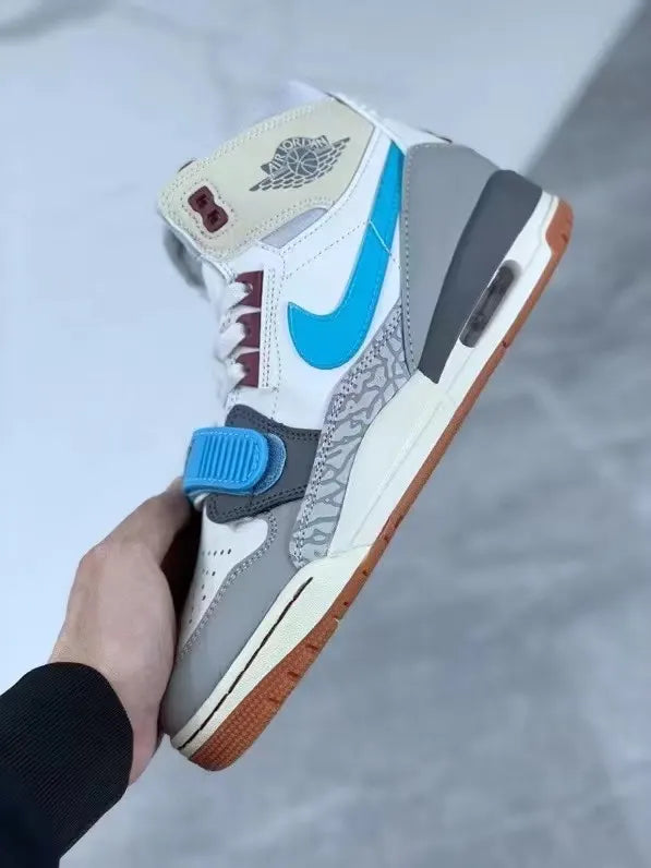 Jordan Legacy 312 White Blue - Hình 4
