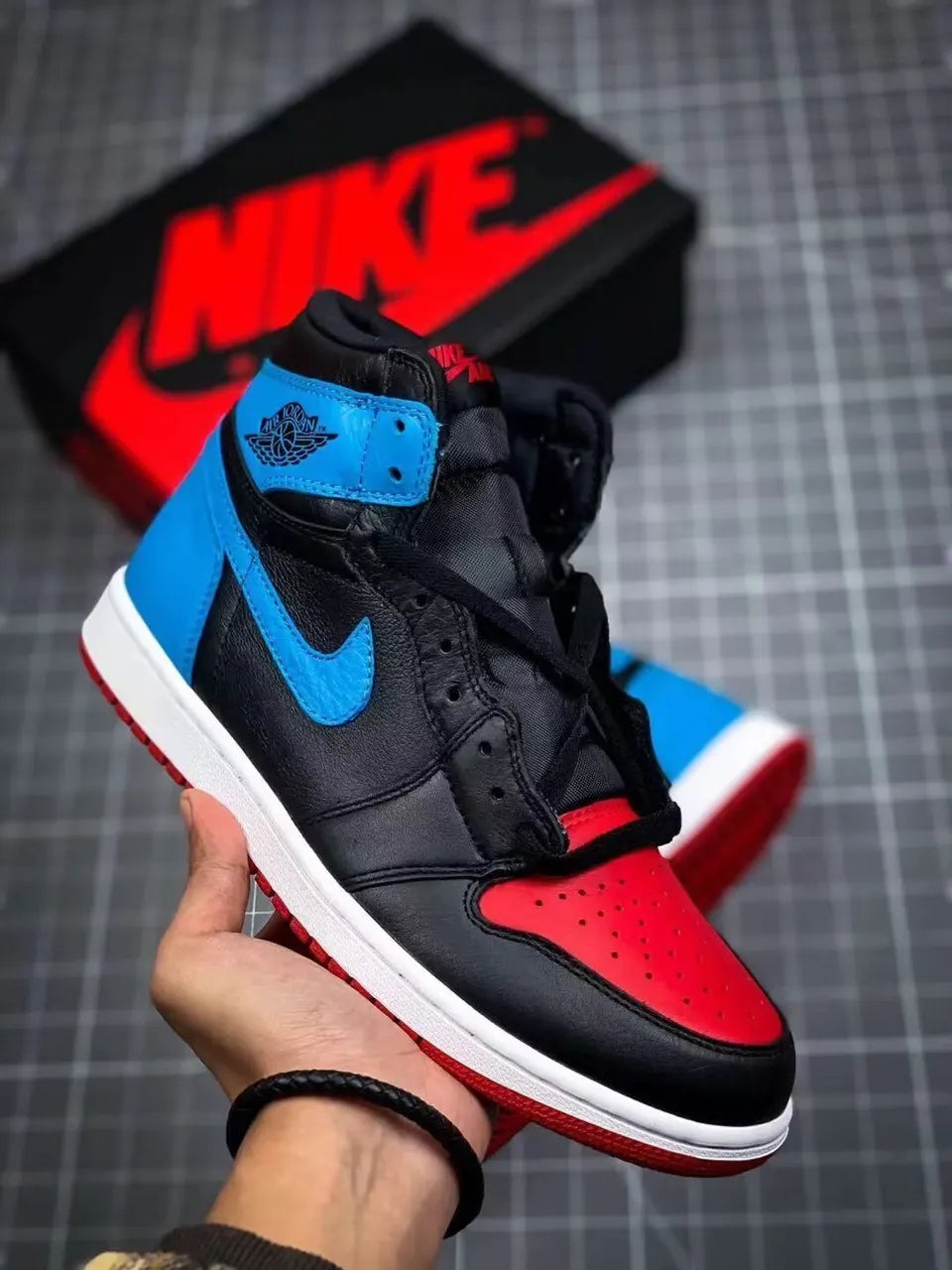 Jordan 1 Black Red Blue