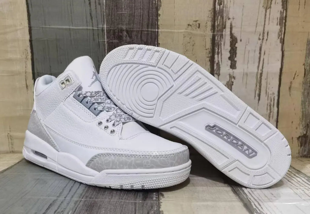 Air Jordan 3 White Chrome - Hình 5