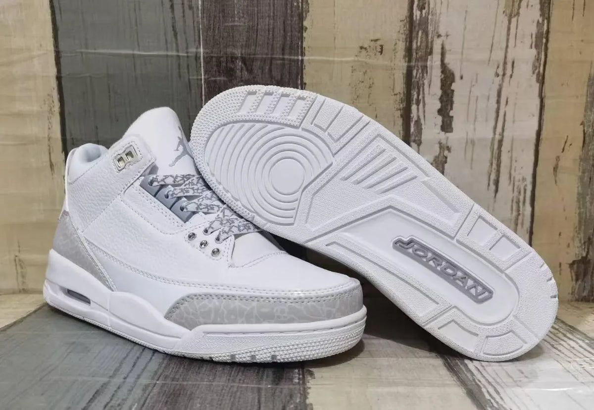 Air Jordan 3 White Chrome - Hình 5