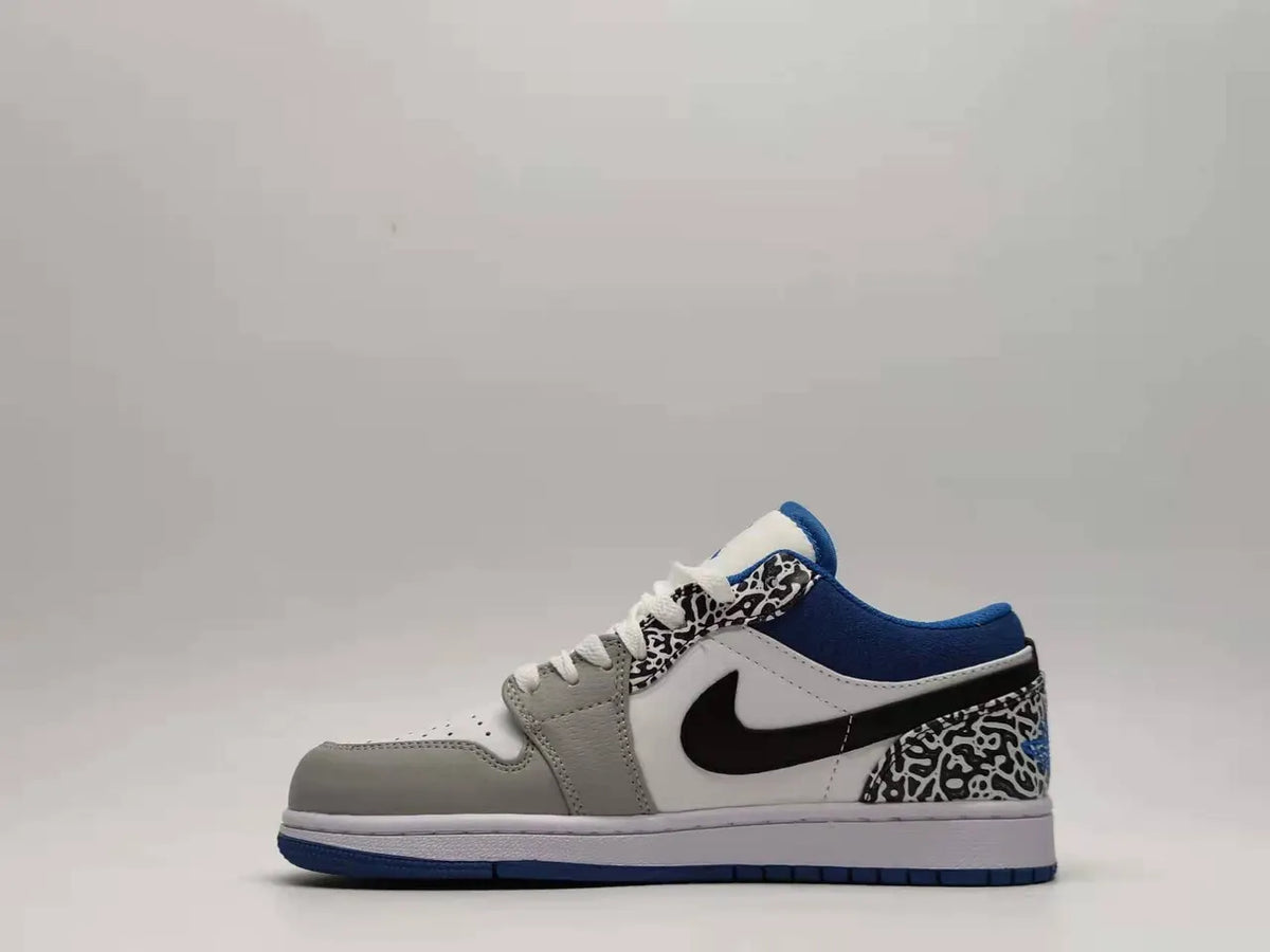 Air Jordan 1 Low White Black Royal - Hình 5