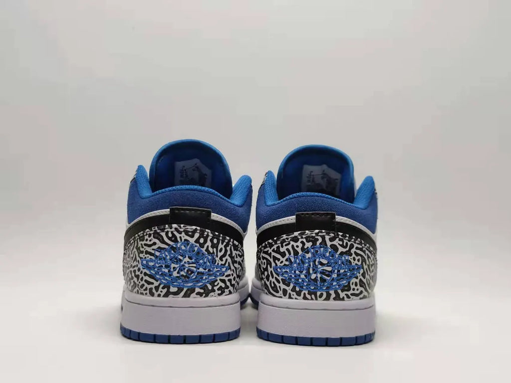 Air Jordan 1 Low White Black Royal - Hình 2
