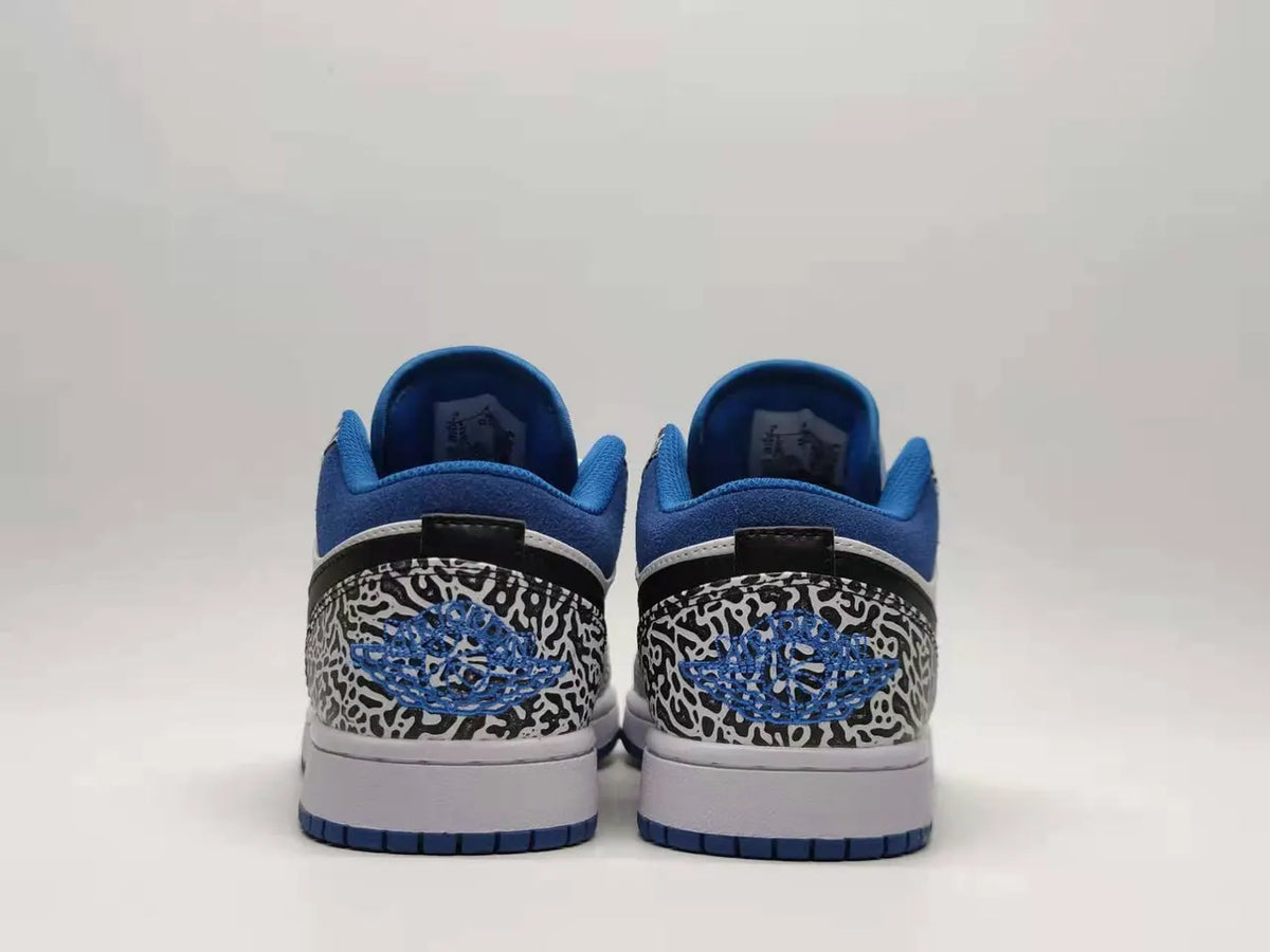 Air Jordan 1 Low White Black Royal - Hình 2