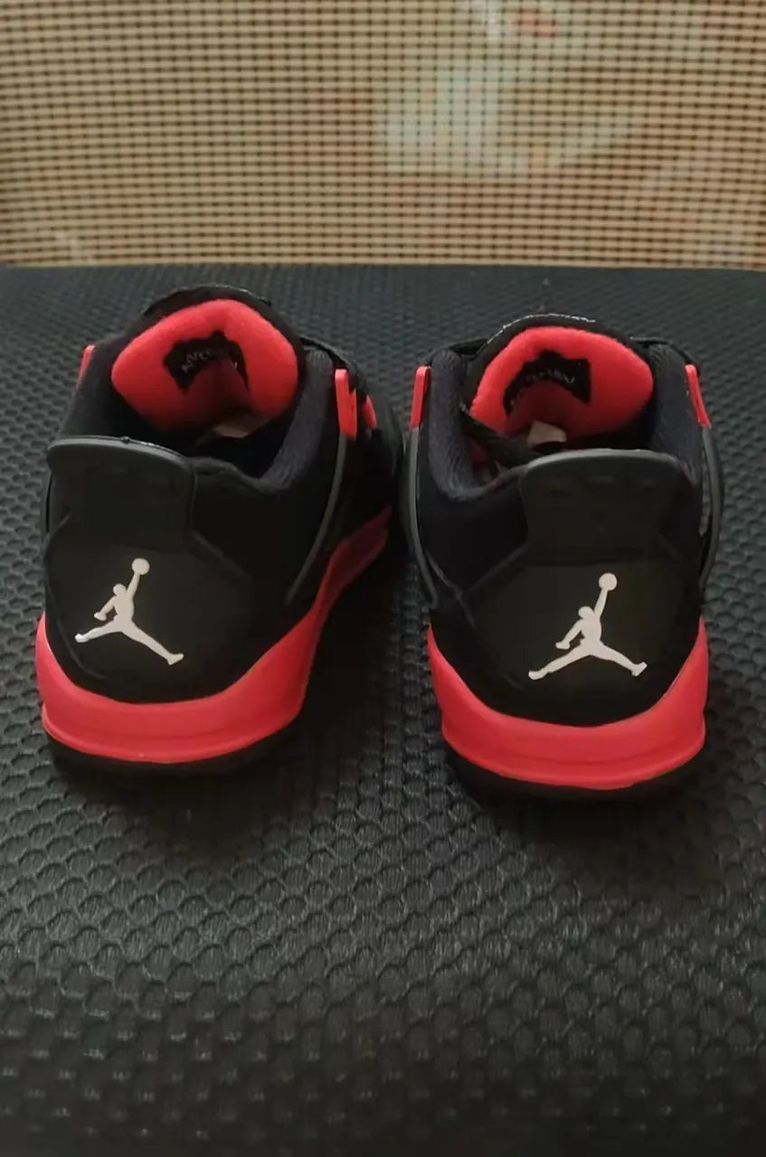 Air Jordan 4 Black Red - Hình 4