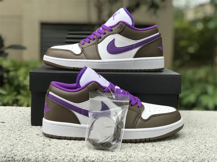 Air Jordan 1 Low Olive Purple - Hình 9