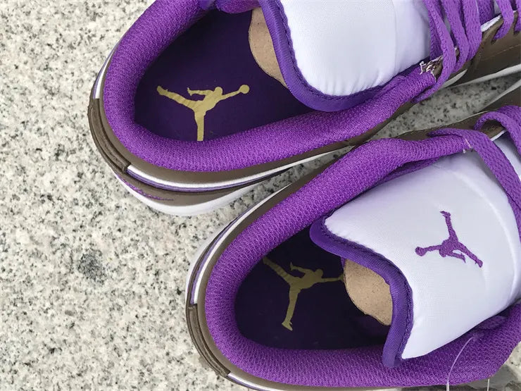 Air Jordan 1 Low Olive Purple - Hình 4