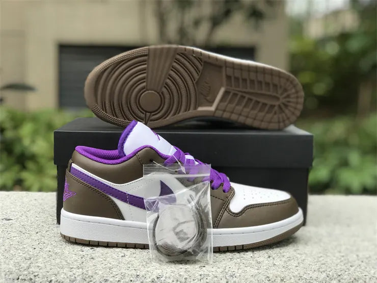 Air Jordan 1 Low Olive Purple - Hình 8