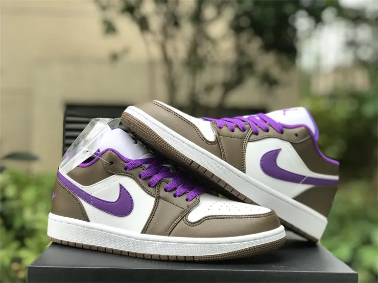 Air Jordan 1 Low Olive Purple - Hình 15