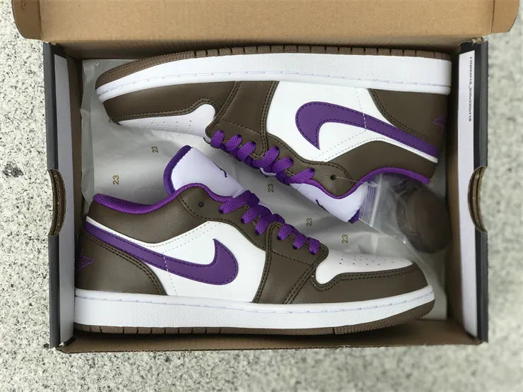 Air Jordan 1 Low Olive Purple - Hình 18