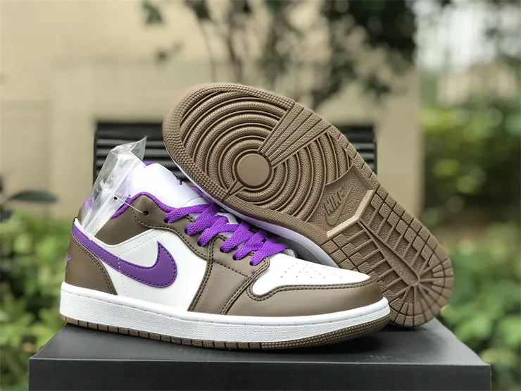 Air Jordan 1 Low Olive Purple - Hình 16