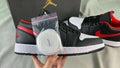 Air Jordan 1 Low Black White Red