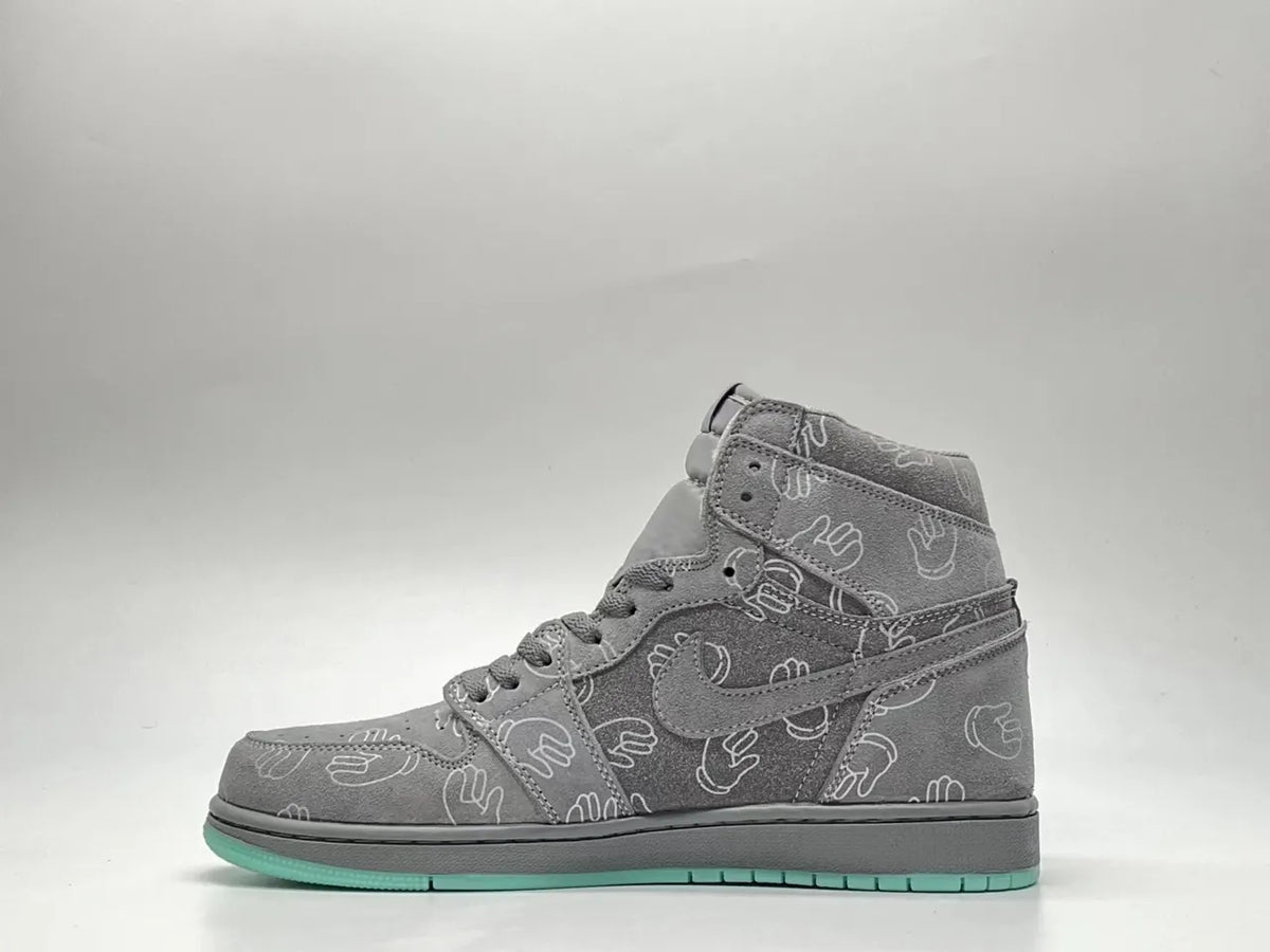 Air Jordan 1 High KAWS Grey - Hình 7