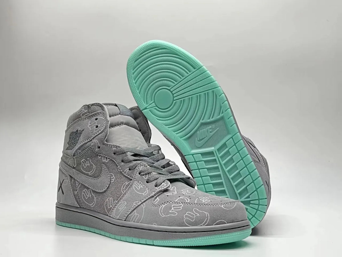 Air Jordan 1 High KAWS Grey - Hình 2