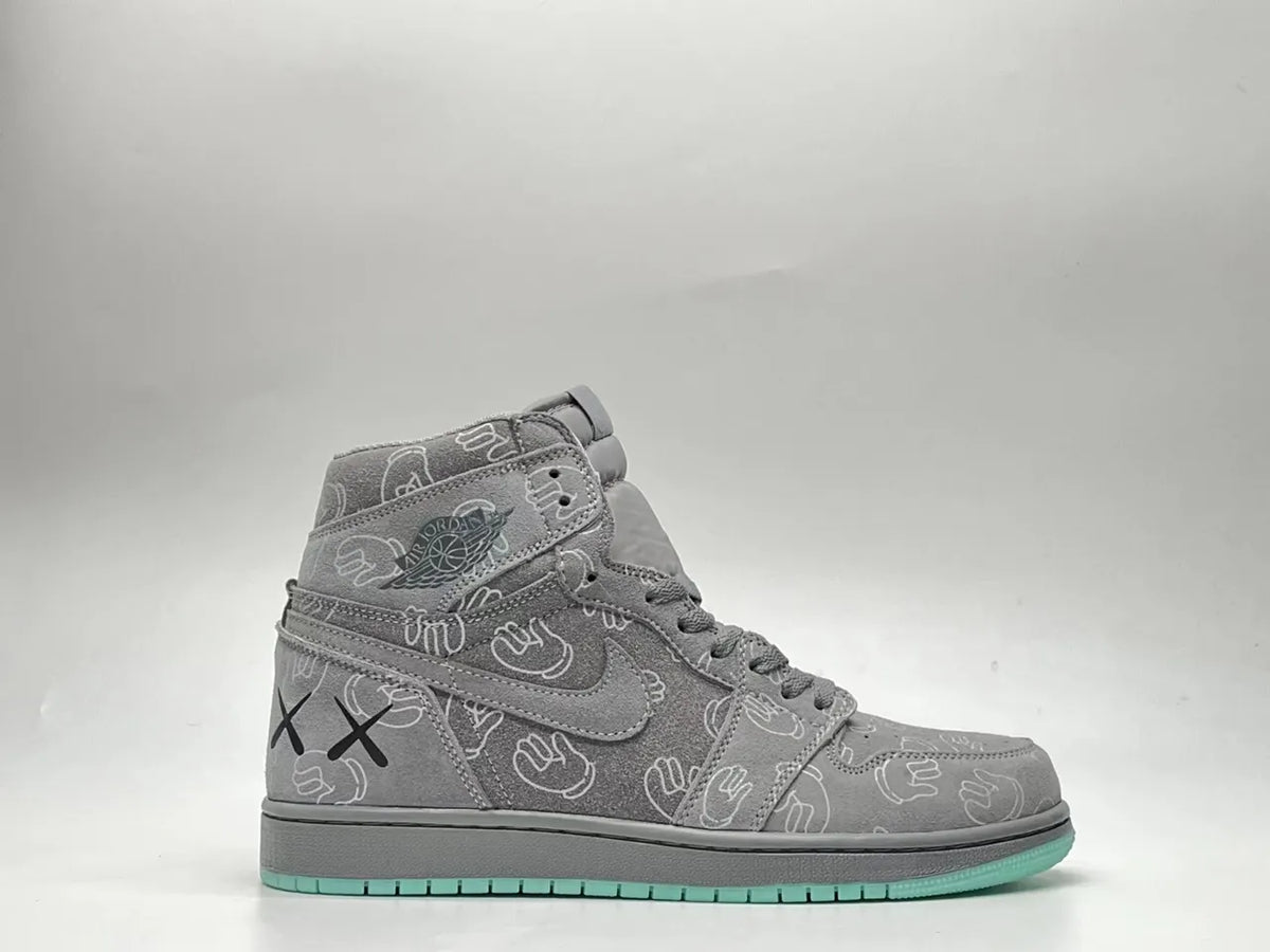 Air Jordan 1 High KAWS Grey - Hình 6