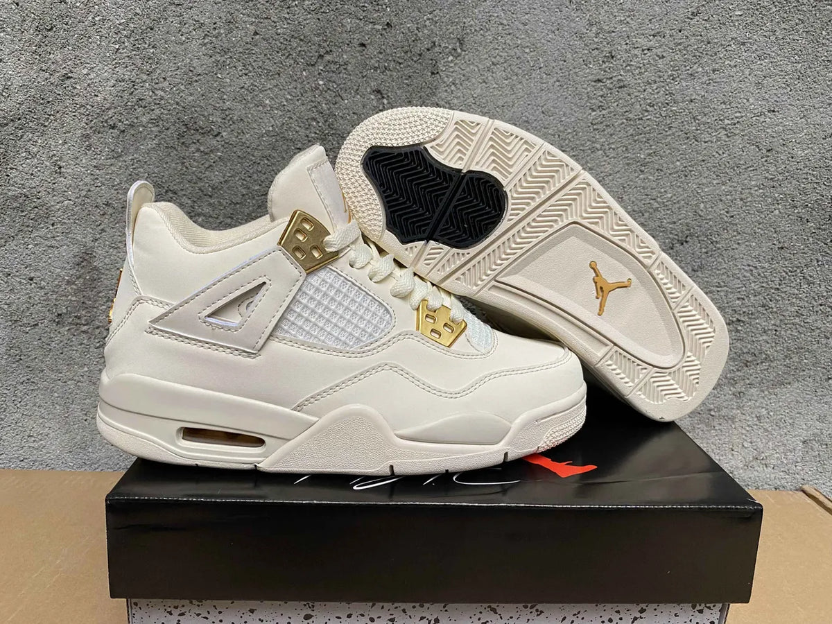 Air Jordan 4 Sail Gold - Hình 3