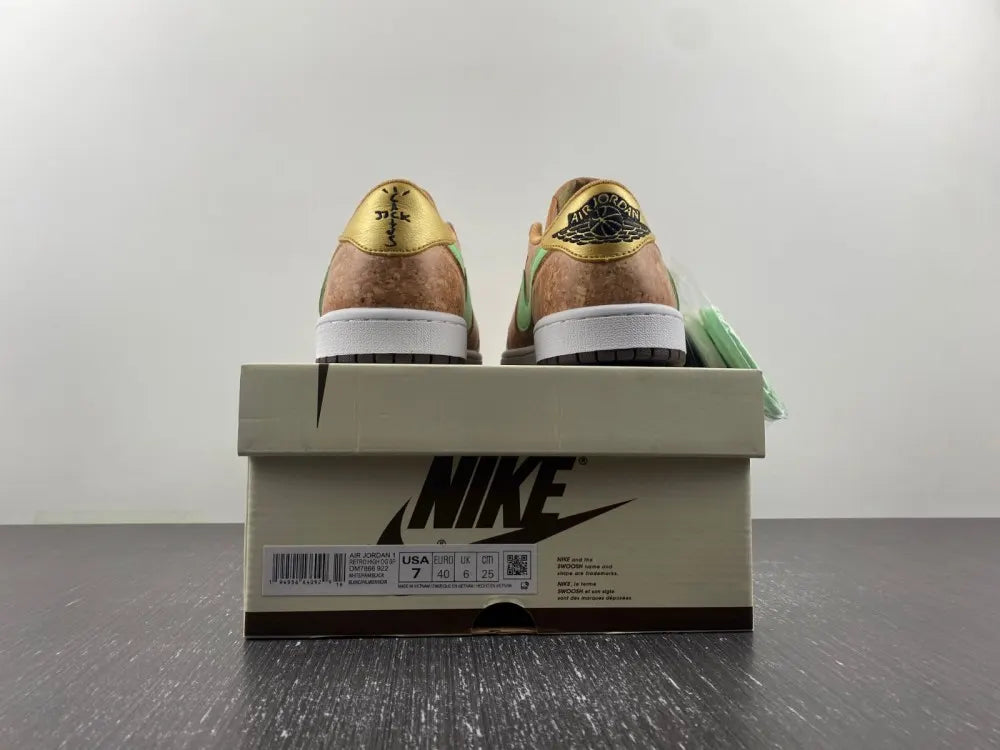 Air Jordan 1 Low Cork Green - Hình 2