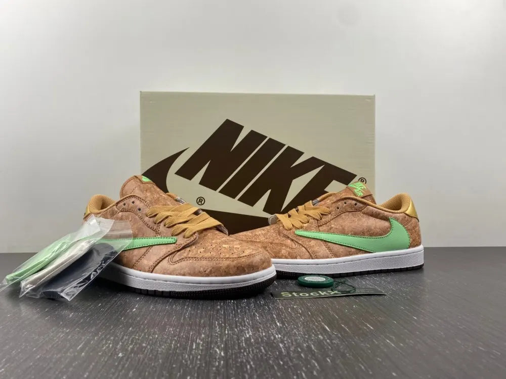 Air Jordan 1 Low Cork Green - Hình 6