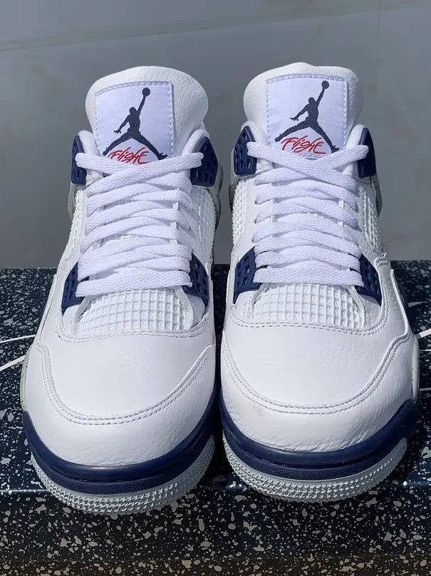 Air Jordan 4 Retro White Midnight Navy