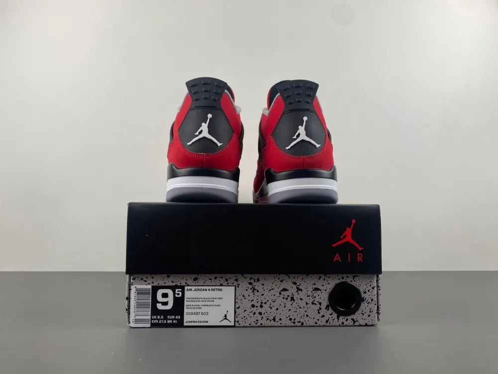 retro Air Jordan 4 Red Thunder - Hình 3