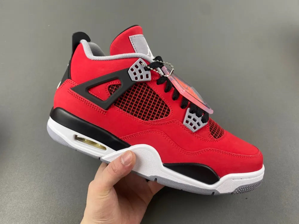 retro Air Jordan 4 Red Thunder - Hình 9