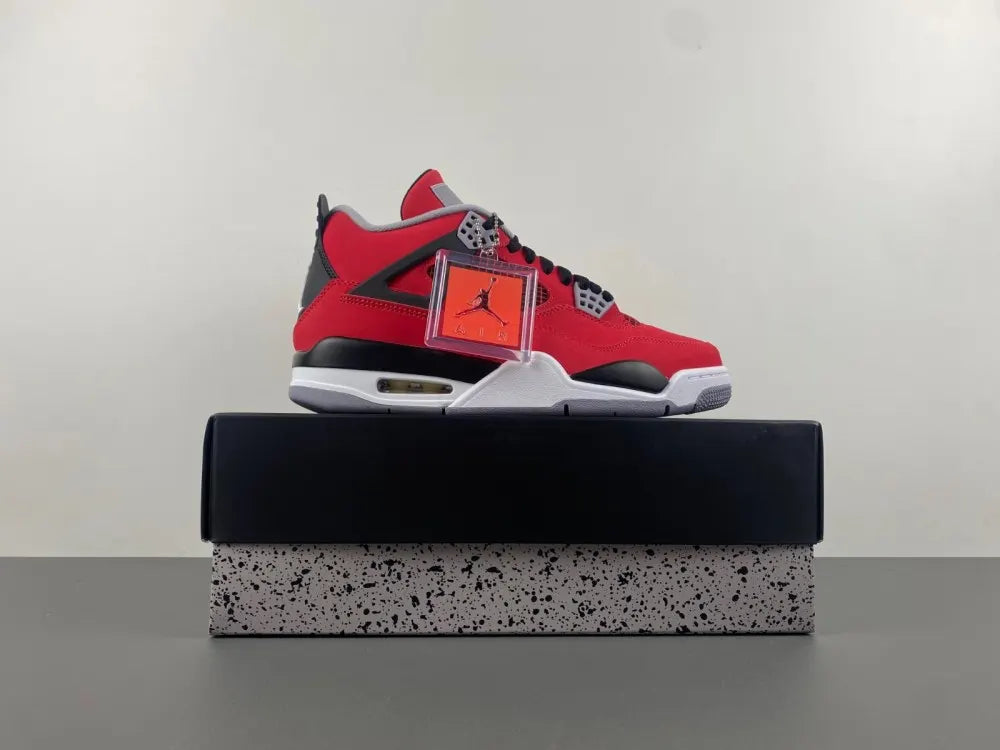 retro Air Jordan 4 Red Thunder - Hình 4