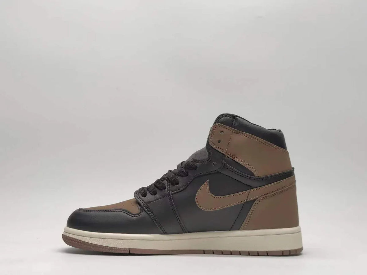 high Air Jordan 1 Black Tan - Hình 5