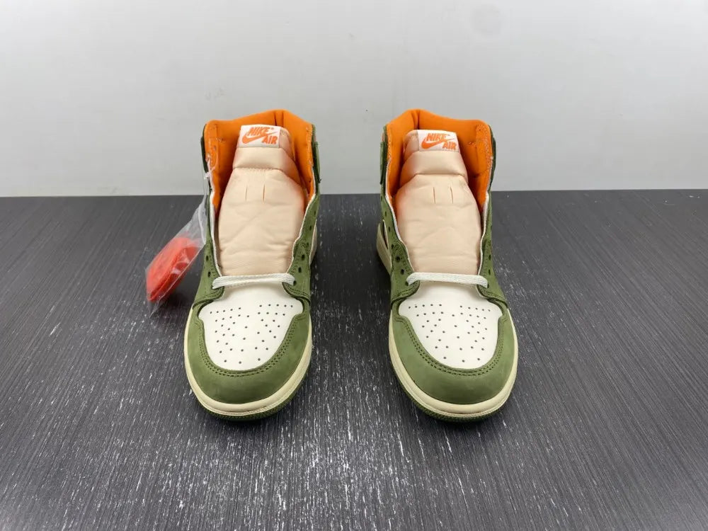 Air Jordan 1 High OG Olive/Orange - Hình 17