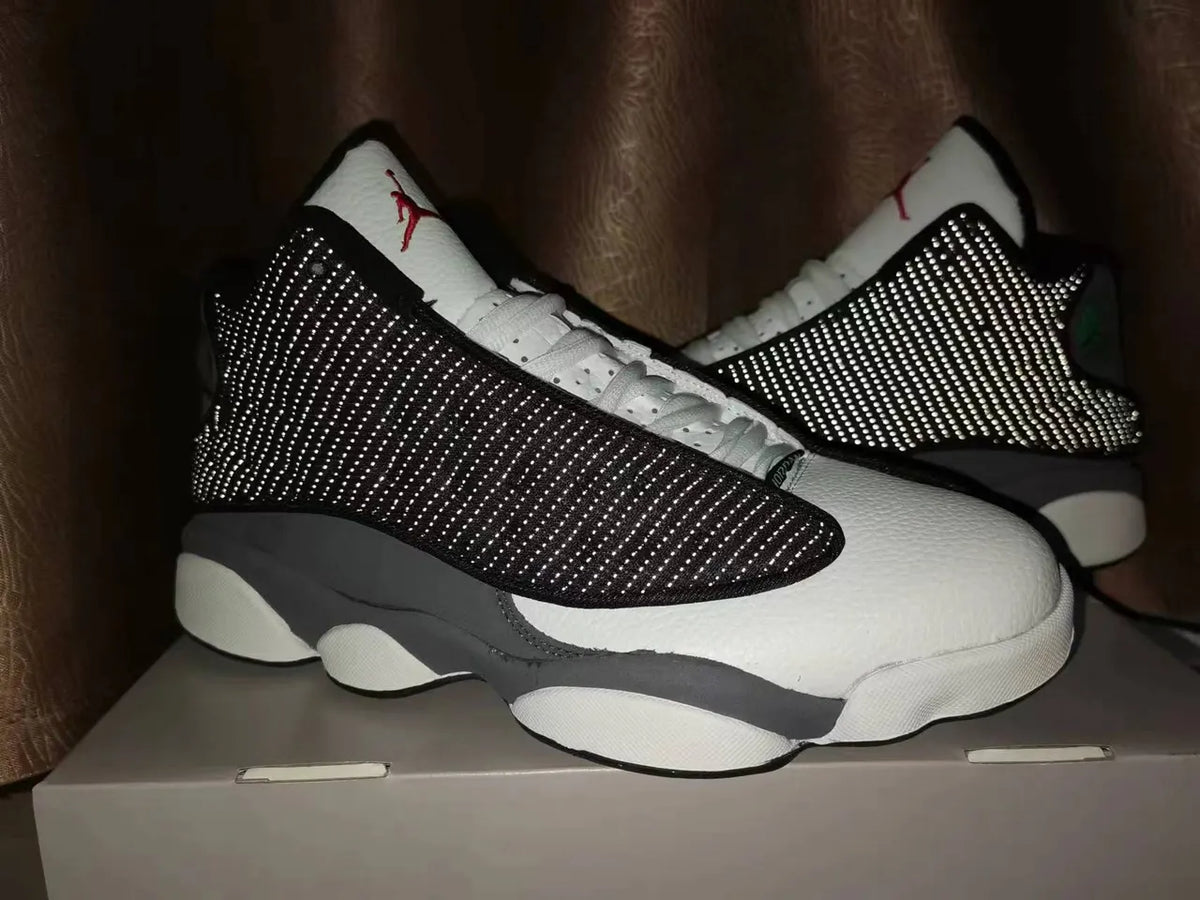Air Jordan 13 White Black - Hình 4