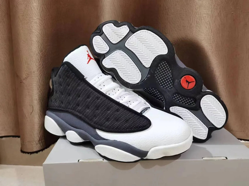 Air Jordan 13 White Black - Hình 2