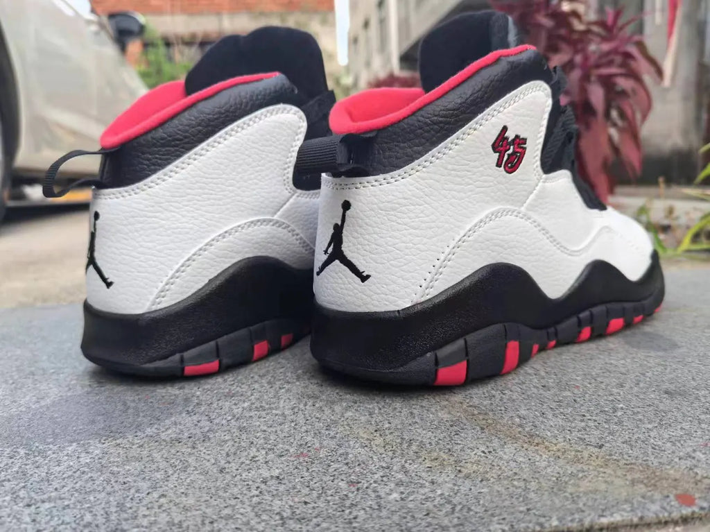 Air Jordan 10 White Black Red - Hình 2